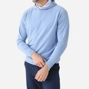 PETER MILLAR COLOR LKSD STYLE MF23EK45 XXL BLUE HOODIE BRAND NEW WITH TAGS